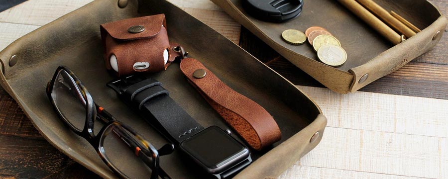 Vale Deri Tepsi - Şık Bir Masaüstü Düzenleyici