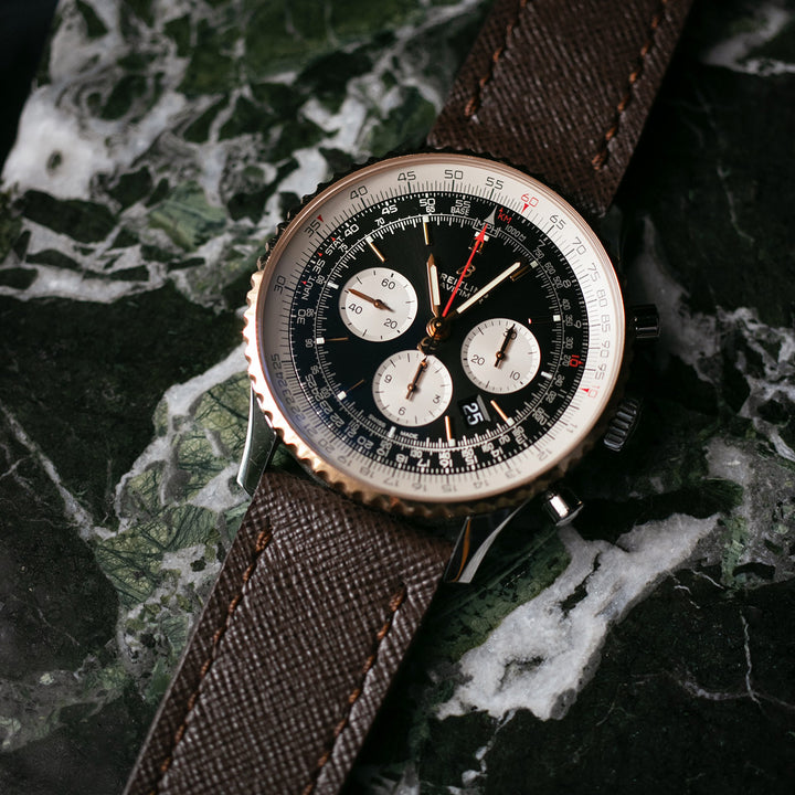 Saffiano Bitter Deri Saat Kayışı