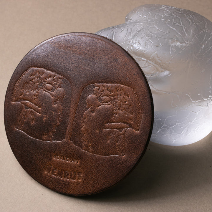 Cam Biblo Heykel - Kartal Başı - Cam Aksesuar