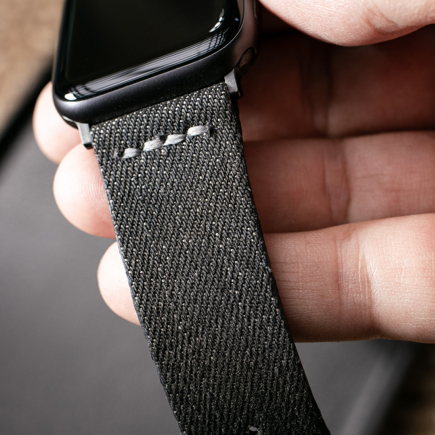 Denim Strap #01 - Apple Watch Kot Saat Kayışı