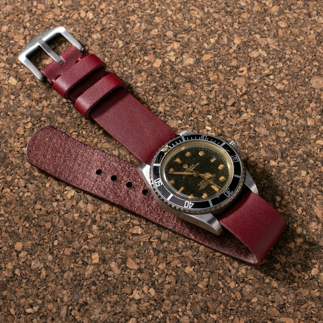 Roarstraps askeri deri nato saat kayışı ile şık bir saat kombinasyonu