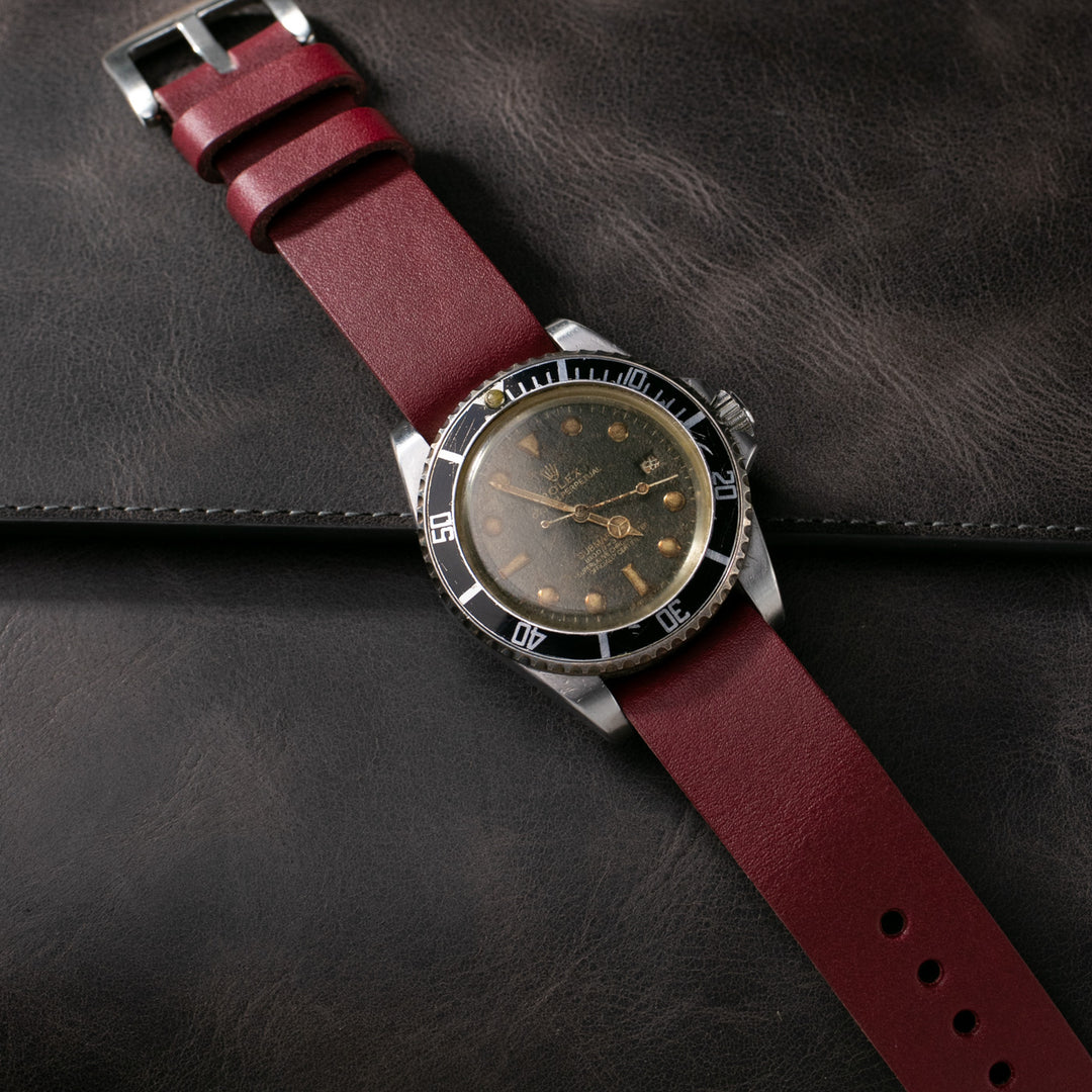 Roarstraps askeri deri nato saat kayışı ile şık saat kombinasyonu