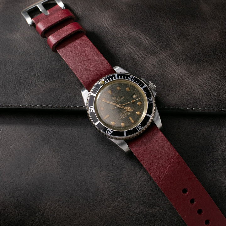 Roarstraps askeri deri nato saat kayışı ile şık saat kombinasyonu