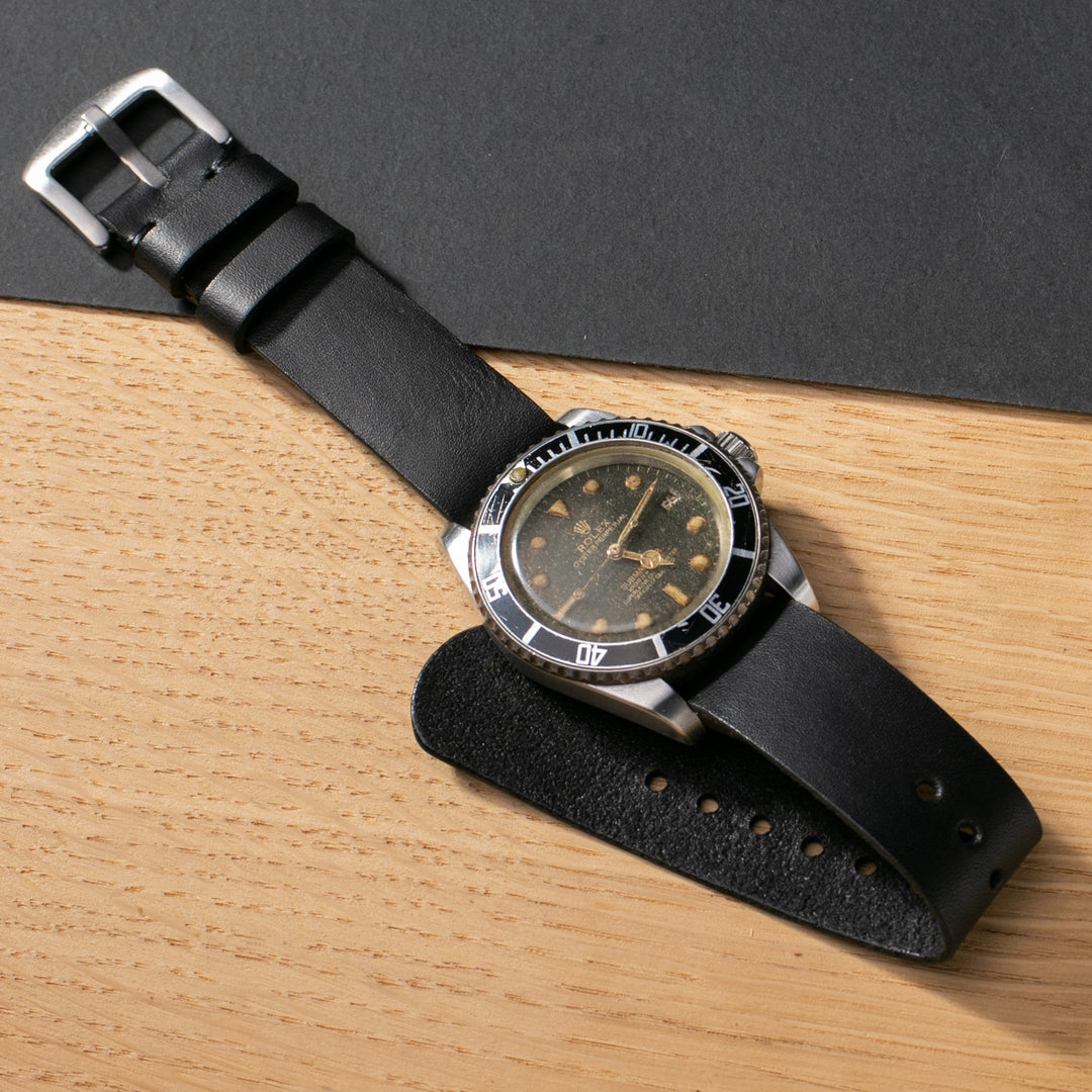 Military Deri Nato Kayış - Siyah