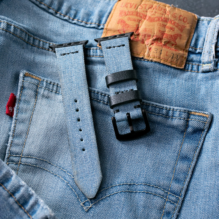 Denim Strap #02 - Apple Watch Kot Saat Kayışı