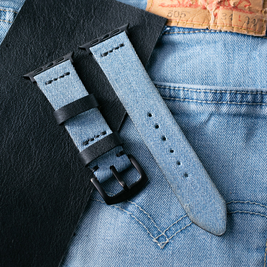 Denim Strap #02 - Apple Watch Kot Saat Kayışı