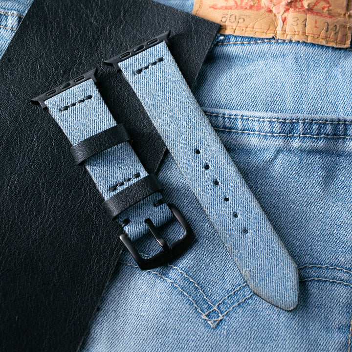 Denim Strap #02 - Apple Watch Kot Saat Kayışı