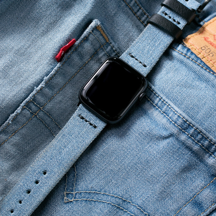 Denim Strap #02 - Apple Watch Kot Saat Kayışı