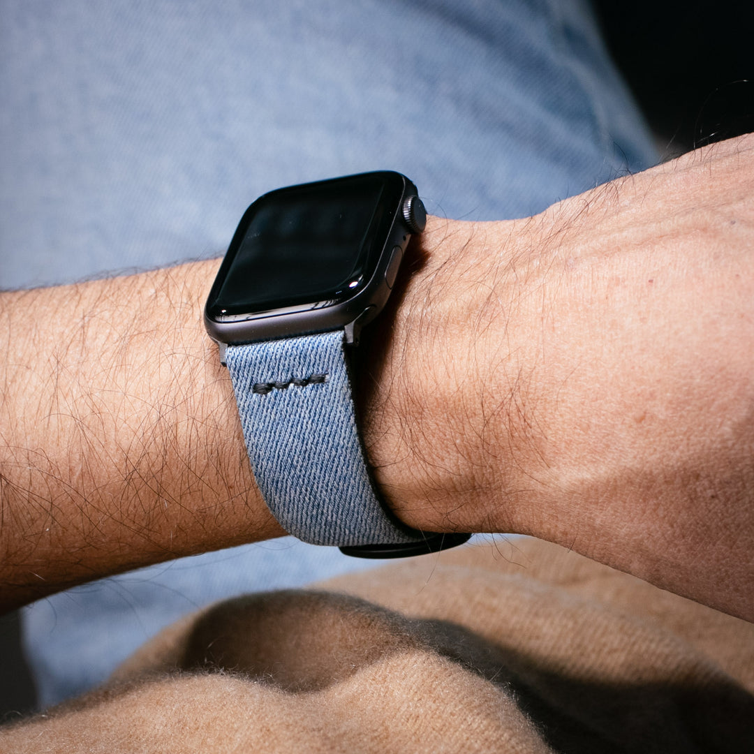 Denim Strap #02 - Apple Watch Kot Saat Kayışı