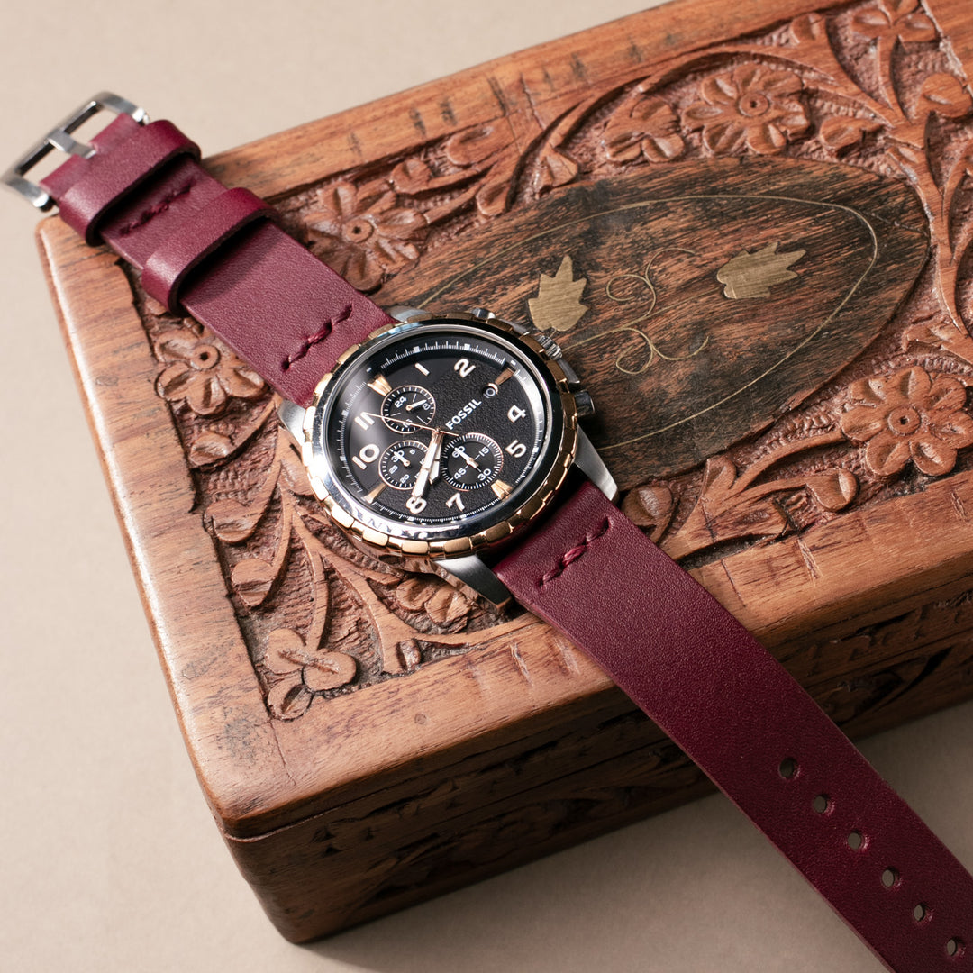 Tek Kat Deri Saat Kordonu - Mürdüm