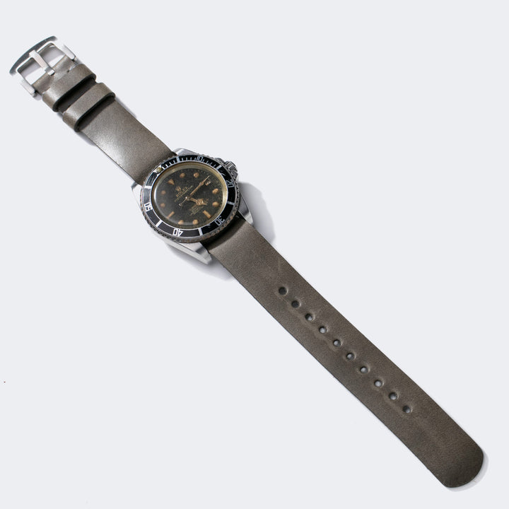 Military Deri Nato Kayış - Antik Gri