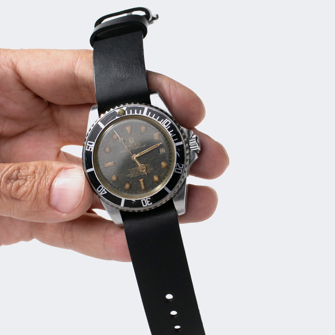 Military Deri Nato Kayış - Siyah