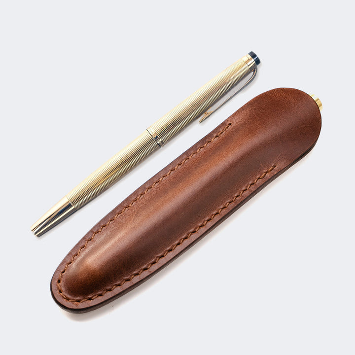 Deri Tekli Kalem Kılıfı