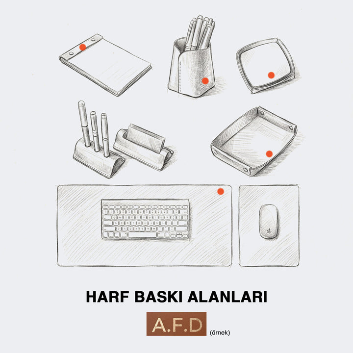 All-in Deri Ofis Seti