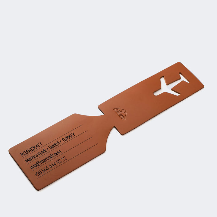 Deri Bavul Etiketi - Kişiye Özel İsim