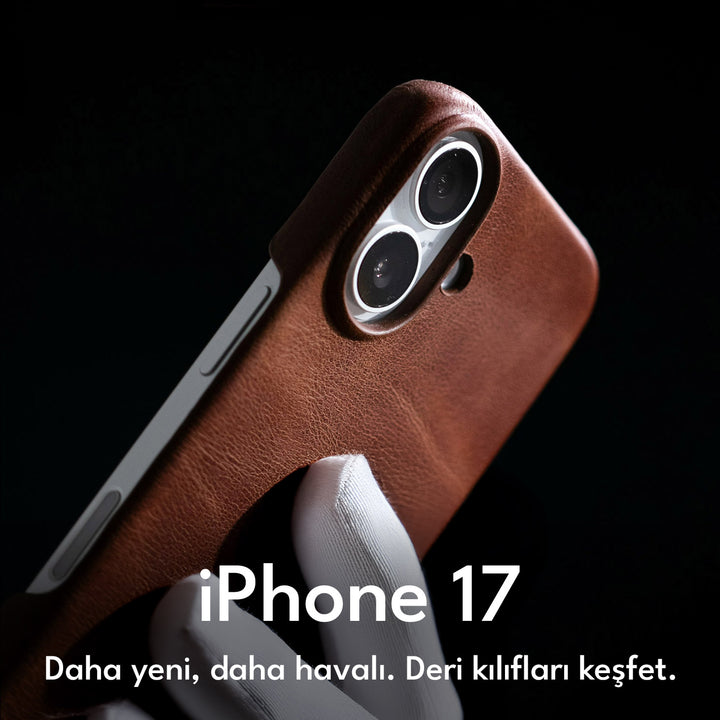iPhone Deri Kılıf (16/17 Serisi Özel)