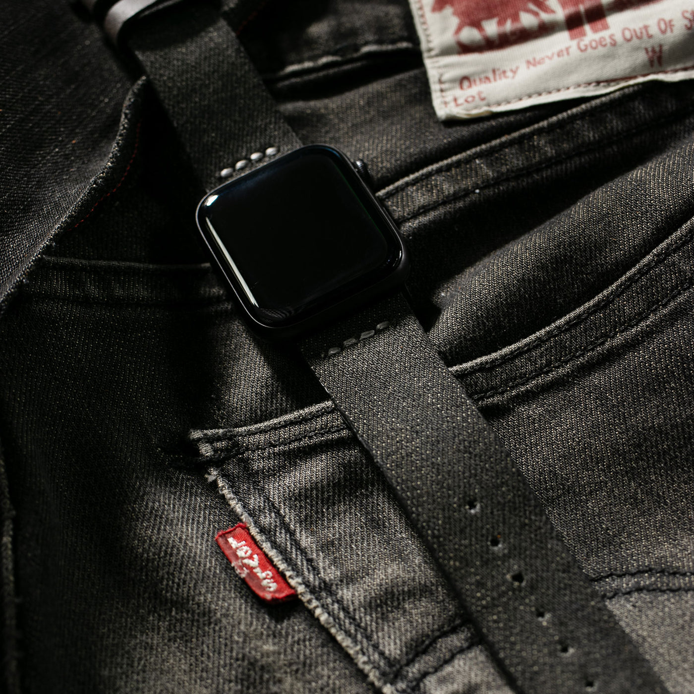 Denim Strap #01 - Apple Watch Kot Saat Kayışı