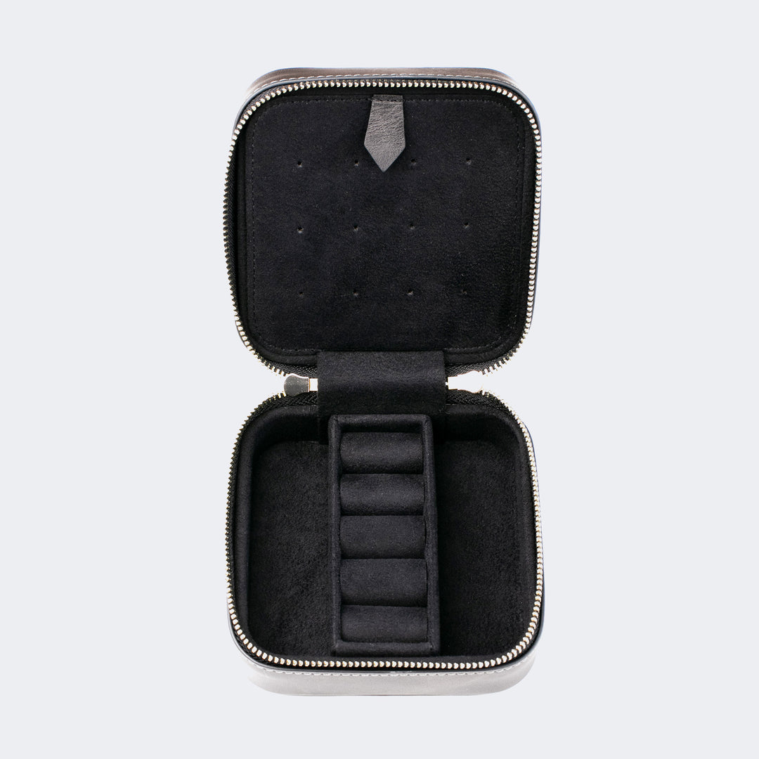 Deri Takı Kutusu - Antrasit - Aksesuar