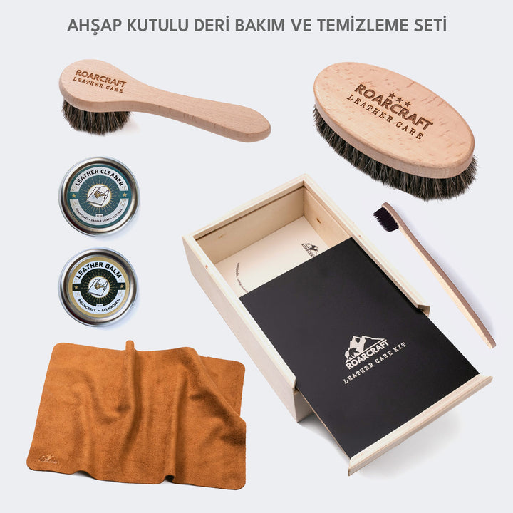 Deri Cüzdan Bakım Seti Kutusu
