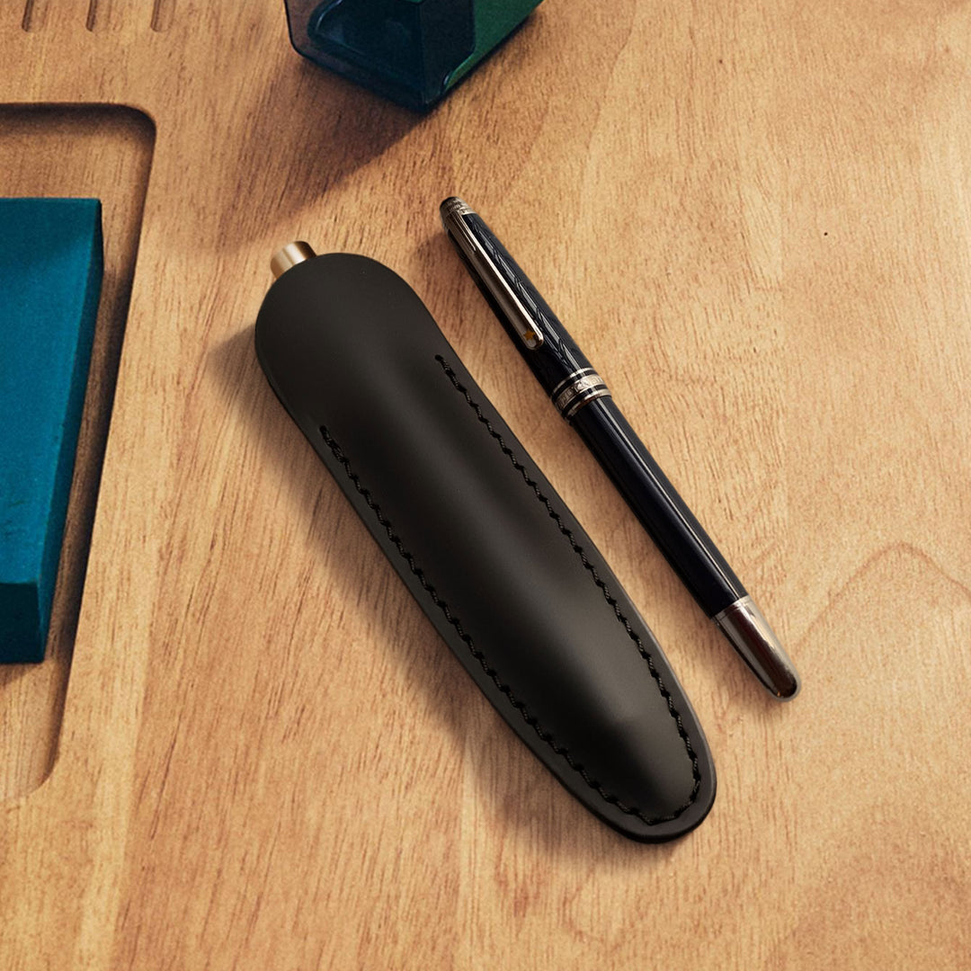 Deri Tekli Kalem Kılıfı