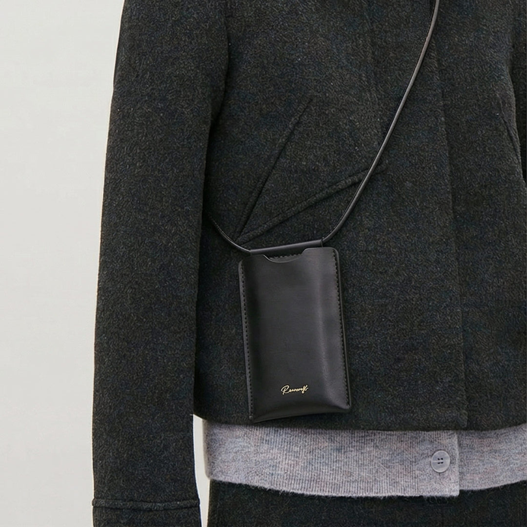 Deri Telefon Çantası