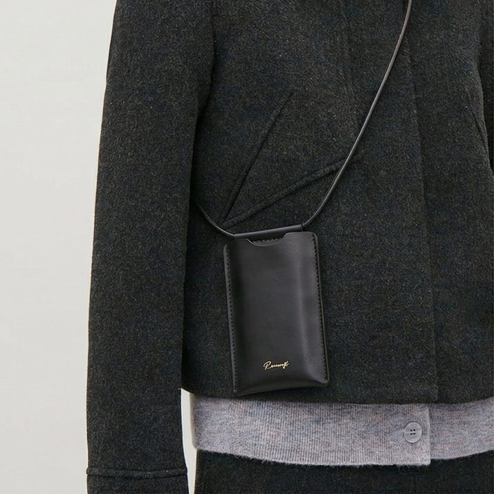 Deri Telefon Çantası