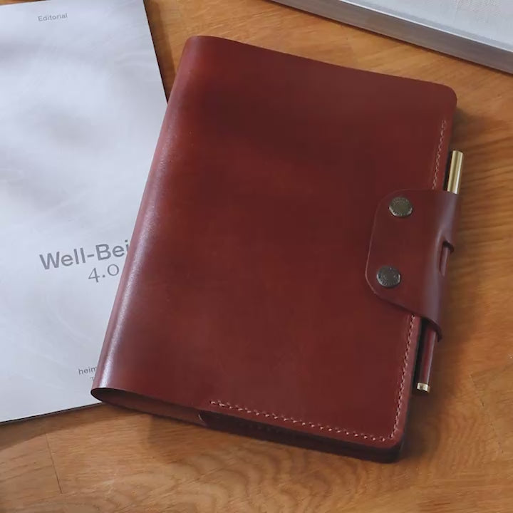 A5 Defter Deri Kılıf Organizer