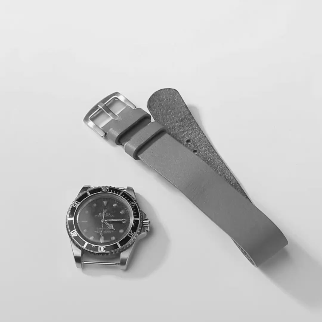 Military Deri Nato Kayış - İndigo Mavi