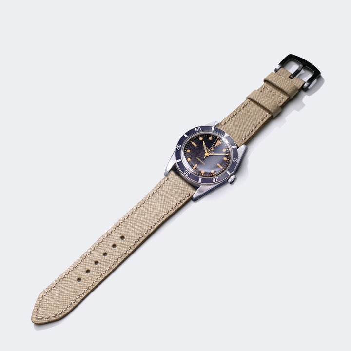 Saffiano Vanilya Deri Saat Kayışı