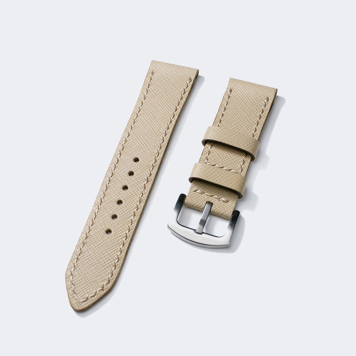 Saffiano Vanilya Deri Saat Kayışı