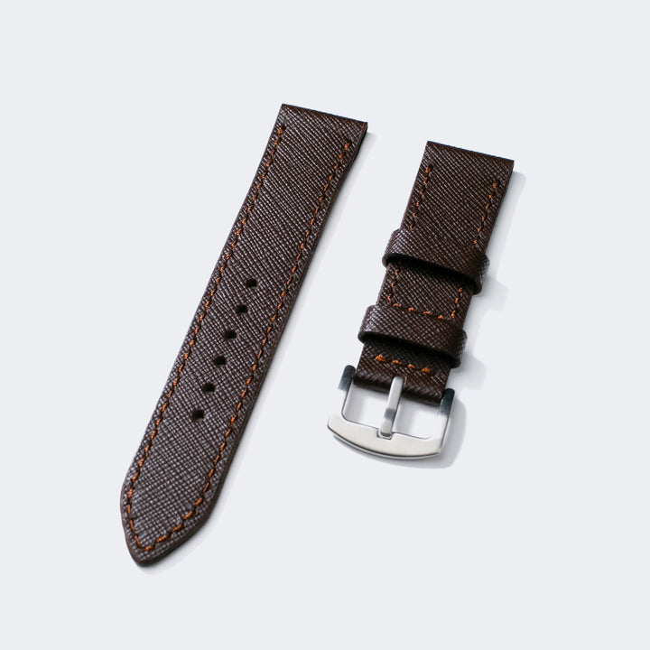 Saffiano Bitter Deri Saat Kayışı