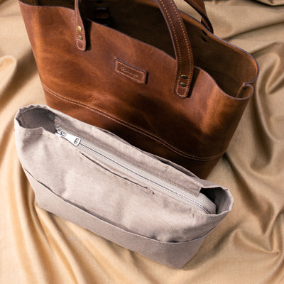 Tote Çanta İçi Düzenleyici - Leather Case