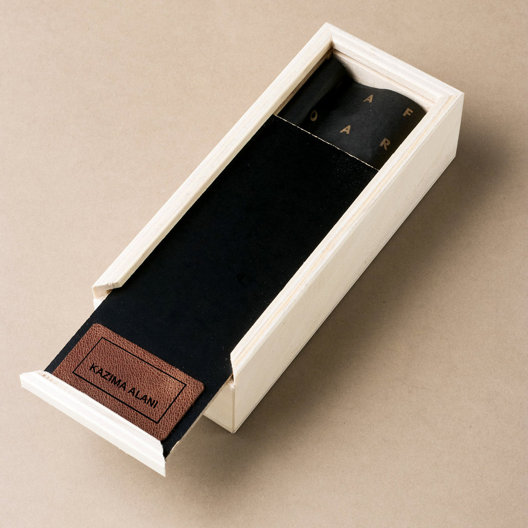 Hediyelik Ahşap Kutulu Pirinç Masaüstü 4'lü Set - Brass Aksesuar