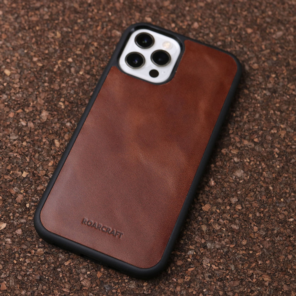 iphone deri kılıf kahverengi