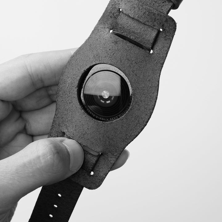 Bund Strap - Tek Kat Deri Apple Watch Kordon - Taba - Roarcraft TR