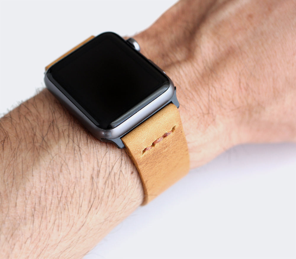 Apple Watch Deri Kordon - Hardal
