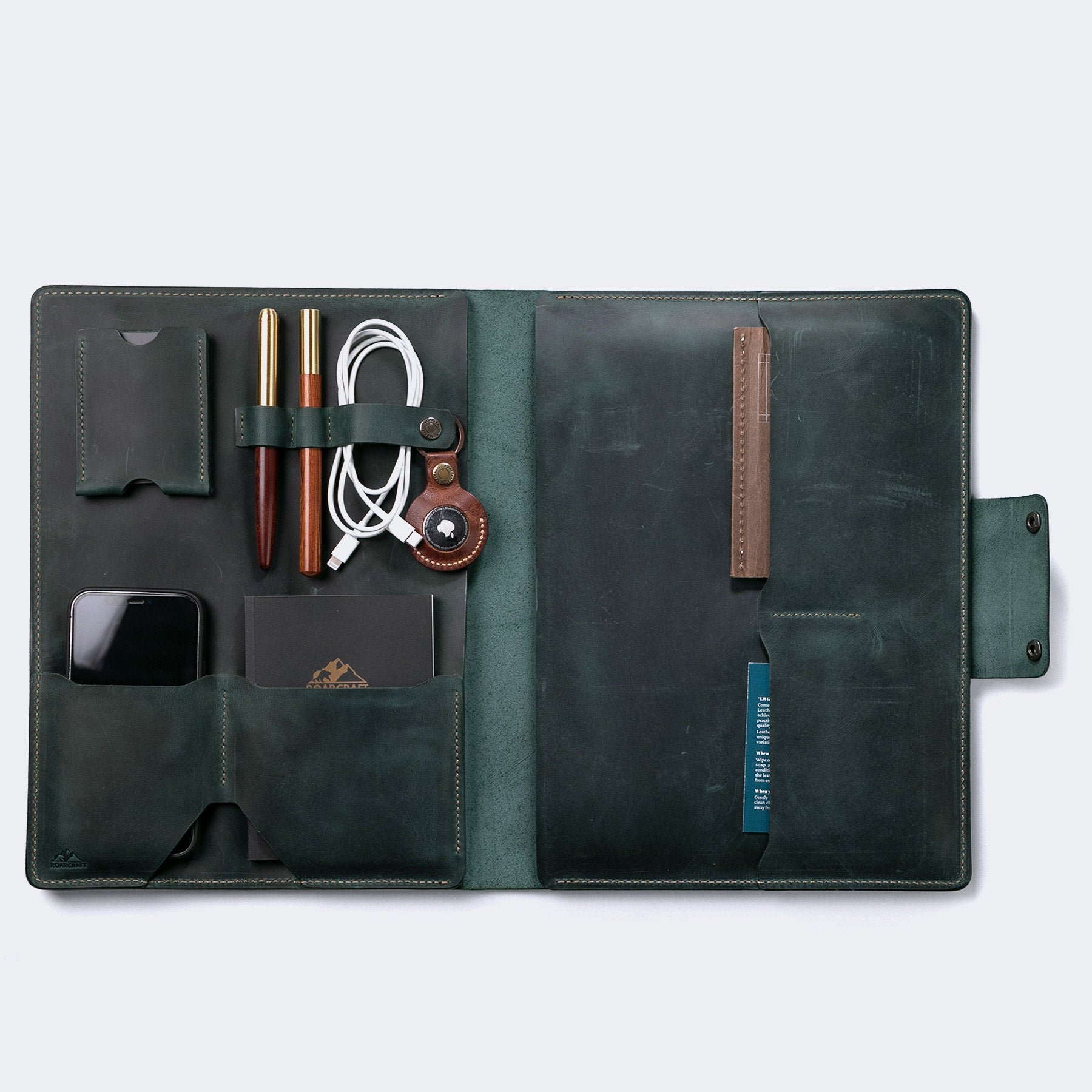Deri Macbook Organizer - Macbook Pro Deri Kılıf – Roarcraft TR