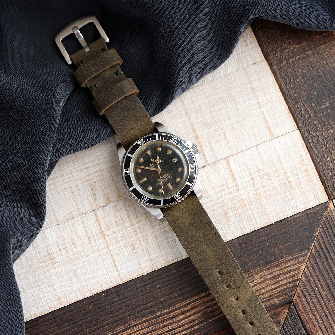 Nato Deri Kayış - Antik Yeşil