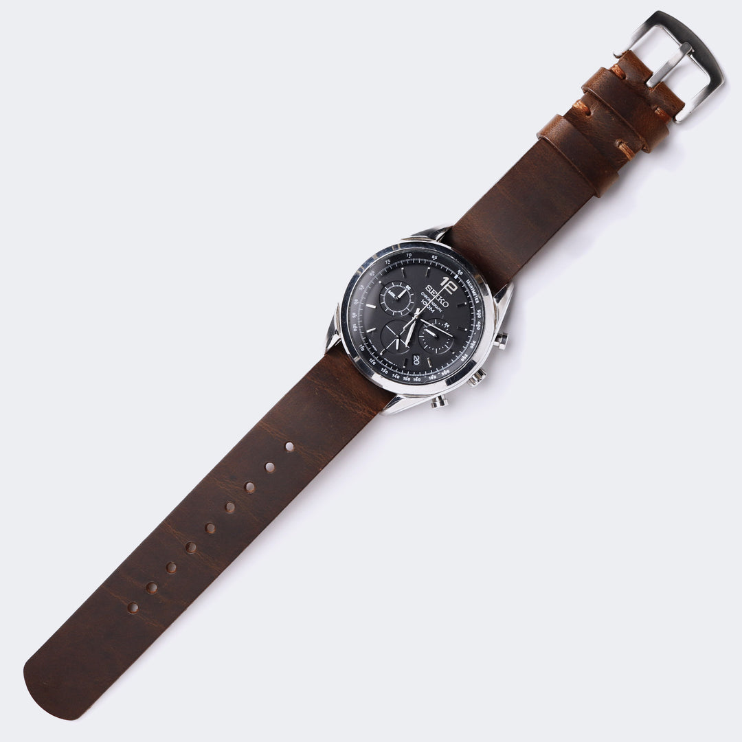 Military Deri Kayış - Antik Kahve - Roarcraft TR