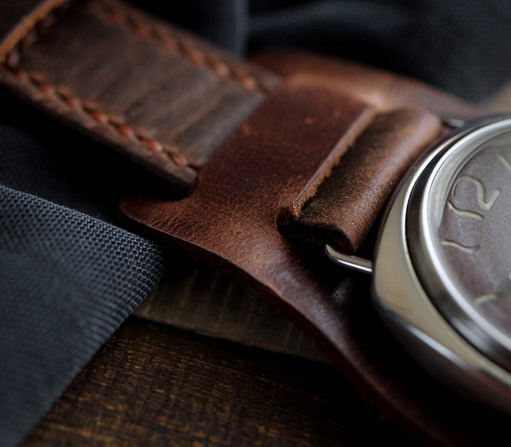 (YENİ) Bund Strap - Özel Yapım Saat Kayışı - Antik Kahve